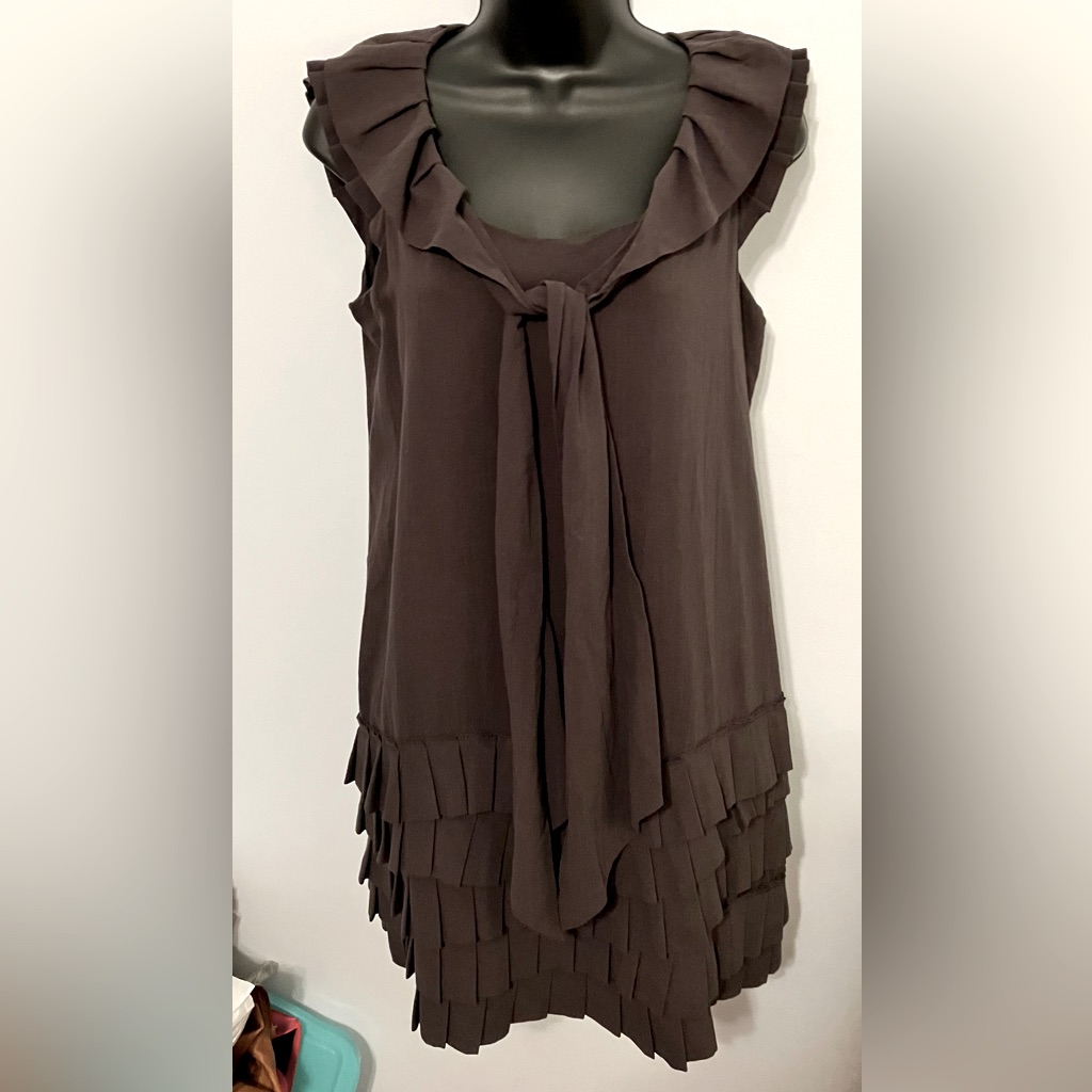Robert Rodriguez Soft Black Cotton/Silk Dress Size 4